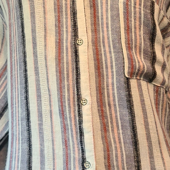 Cato Sportswear Button Up, V-Neck Tunic Spring Awake-Ivory Breeze (22/24) NWT - Picture 6 of 13